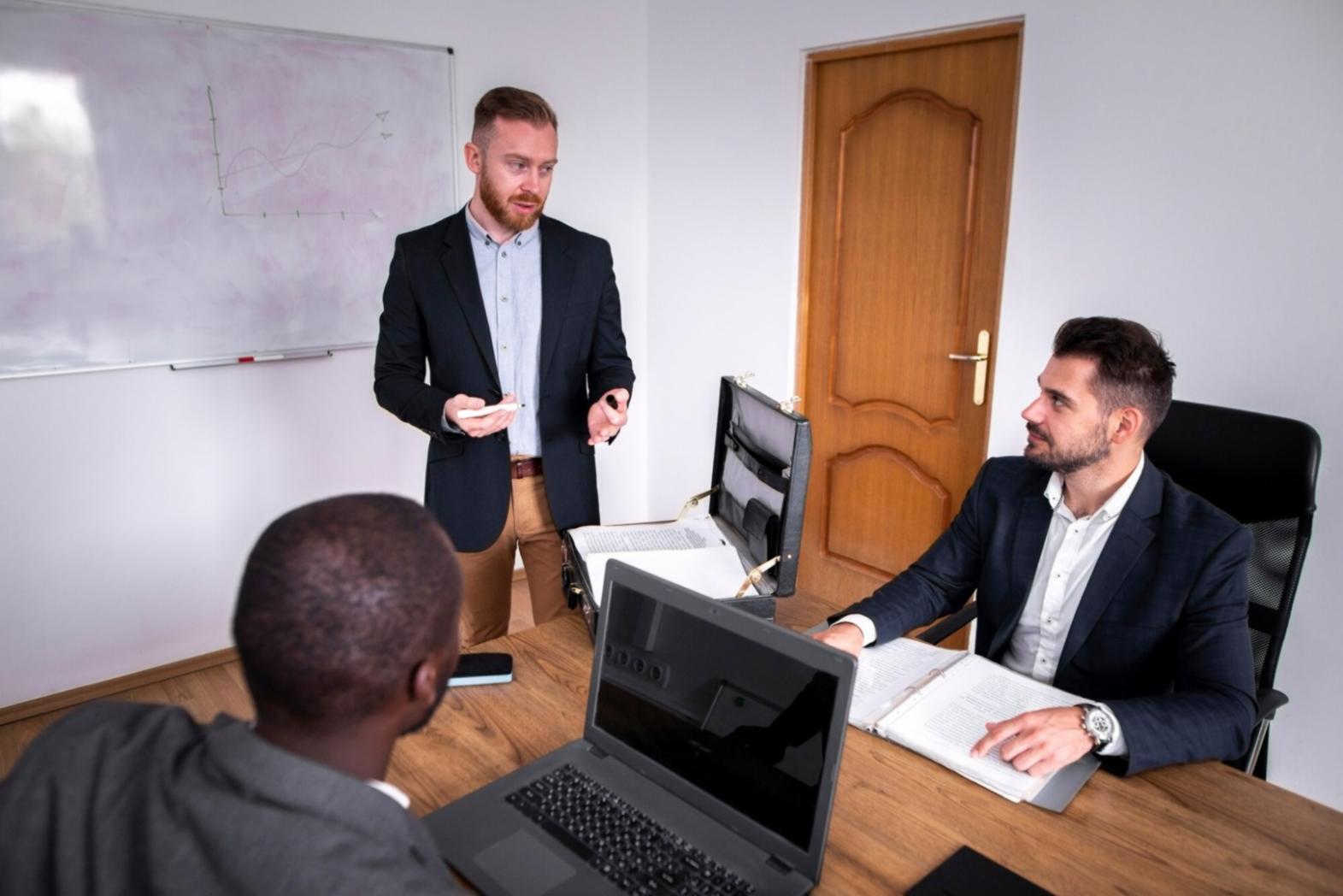 Financial planning workspace with charts and analysis tools